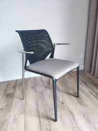 Metalowe krzesła biurowe Vitra