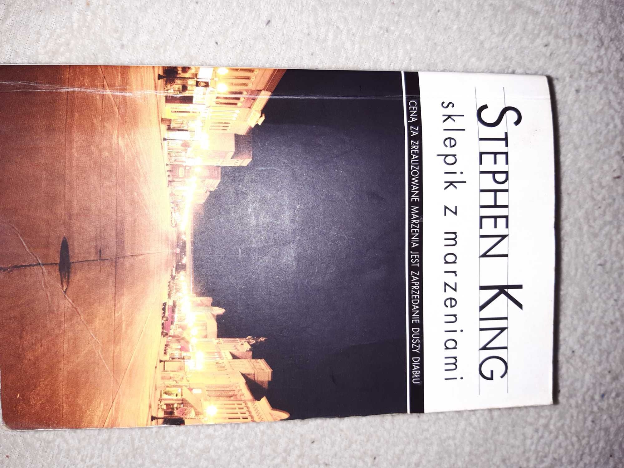 Zestaw trzech książek Stephena Kinga