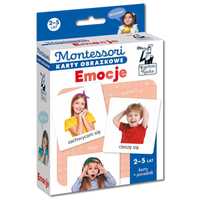 Karty obrazkowe Montessori EMOCJE Kapitan Nauka