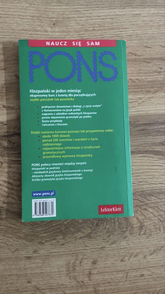 Książka do nauki hiszpańskiego - hiszpański w jeden miesiąc
