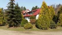 Na Kaszubach Nad Jeziorem w Lesie Wdzydze Bory Tucholskie