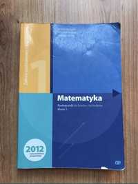 Podręcznik matematyka klasa 1 zakres postawowy i rozszerzony OE