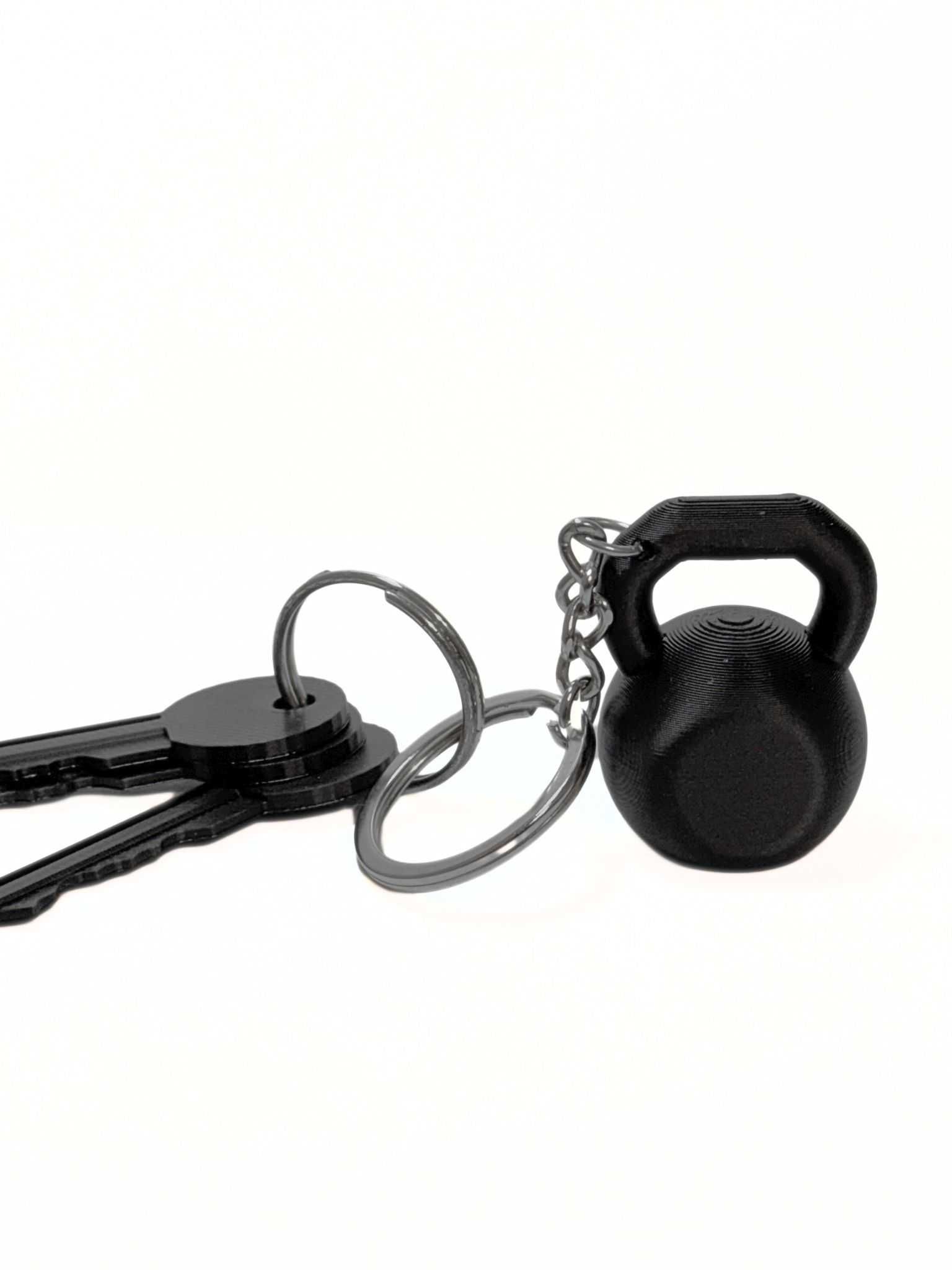 Breloczek 3D - Ciężarek kettlebell! Brelok na prezent i do kluczy!