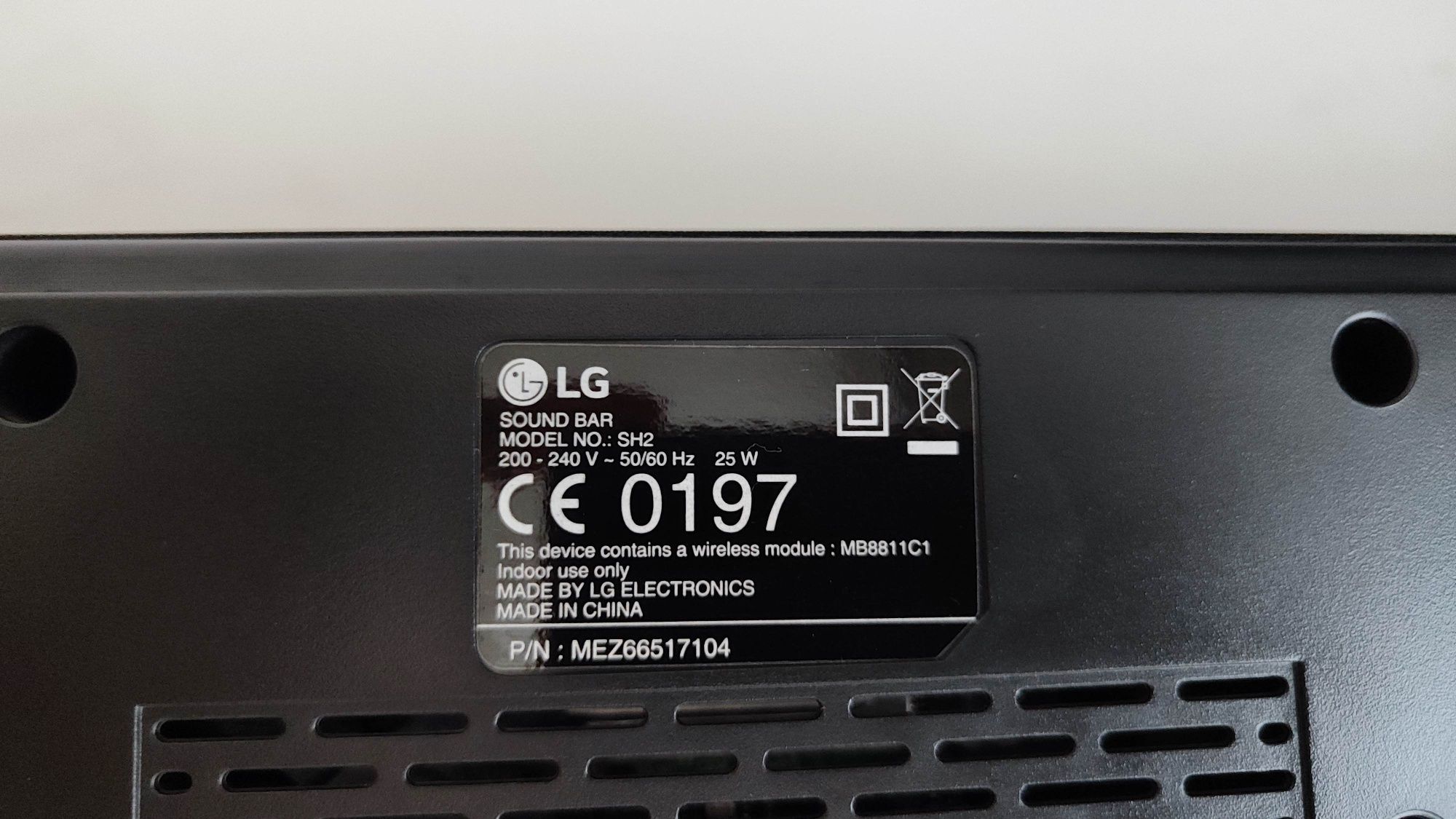 Sound Bar LG 2.1 SH2, Bluetooth, Optical