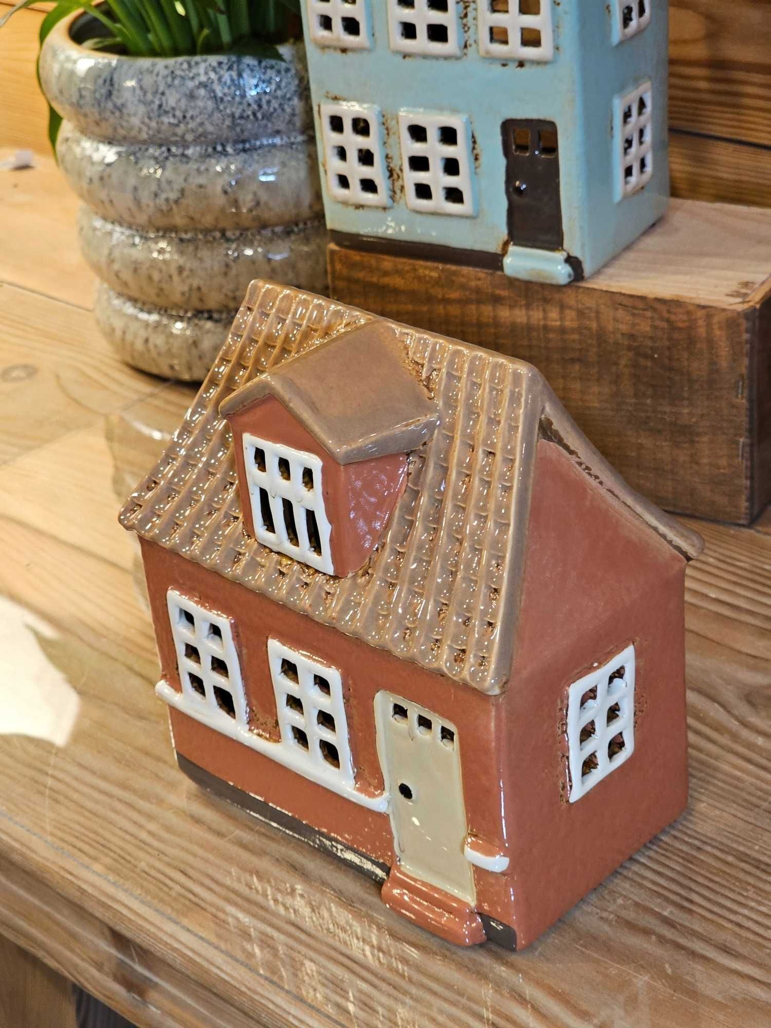 Domek ceramiczny lampion na tealighty