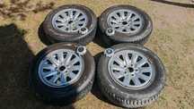 Koła felgi strukturalne opony zimowe Nokian WR D4 195 65 R15 6,5mm