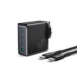 Ładowarka GaN UK Joyroom JR-TCG05UK 140W 3x USB-C USB-A + kabel USB-C