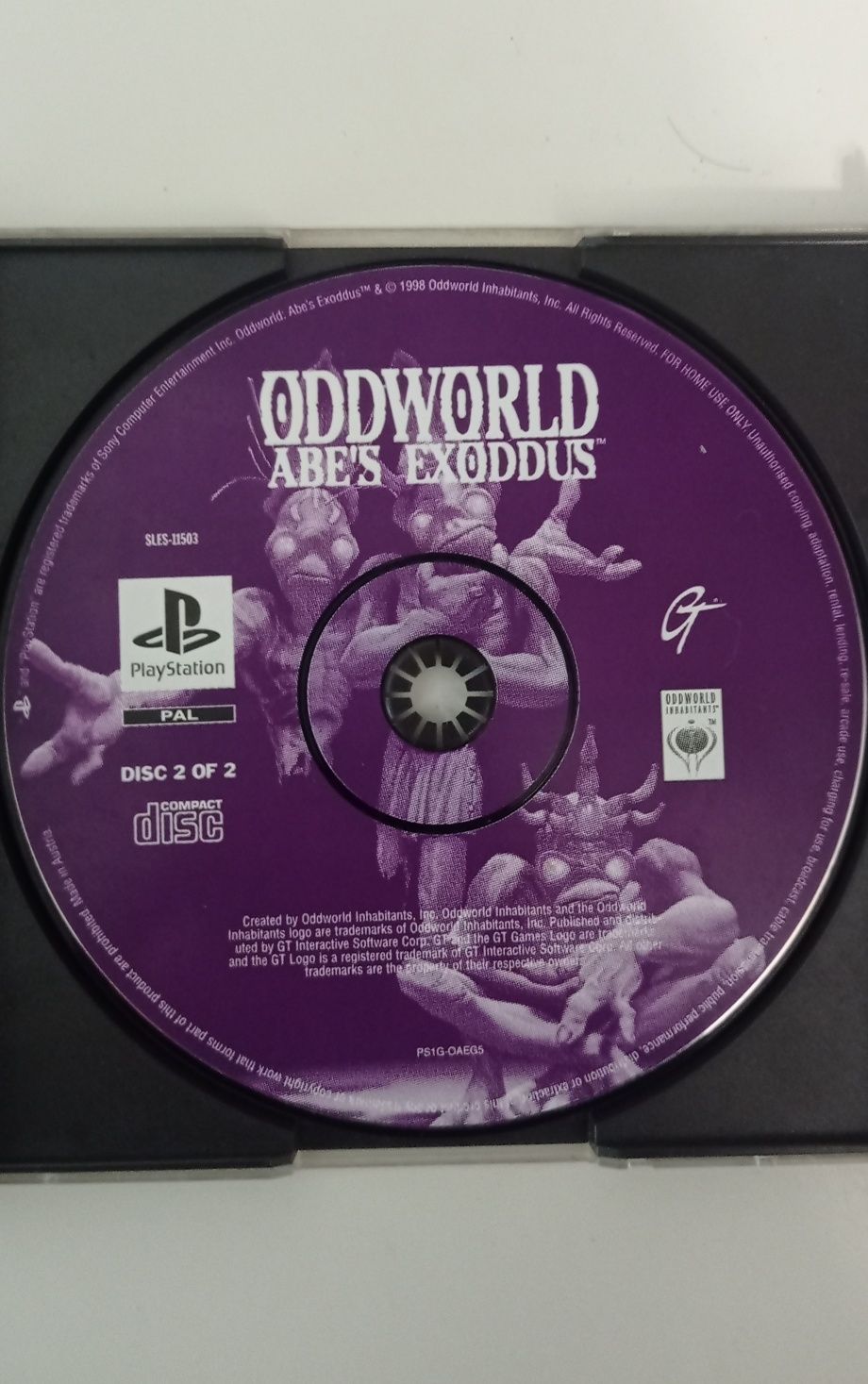 Oddworld Abe's Exoddus PS1