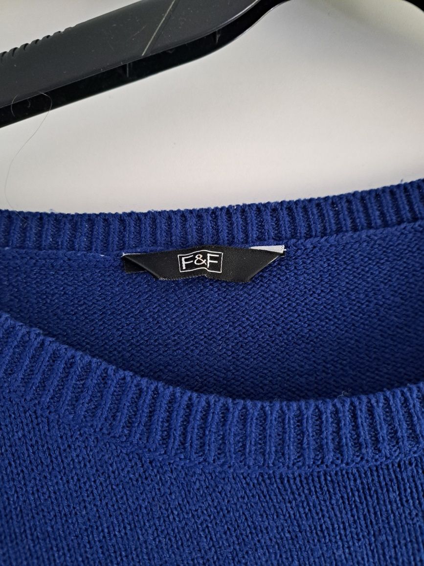 Granatowy sweter F&F