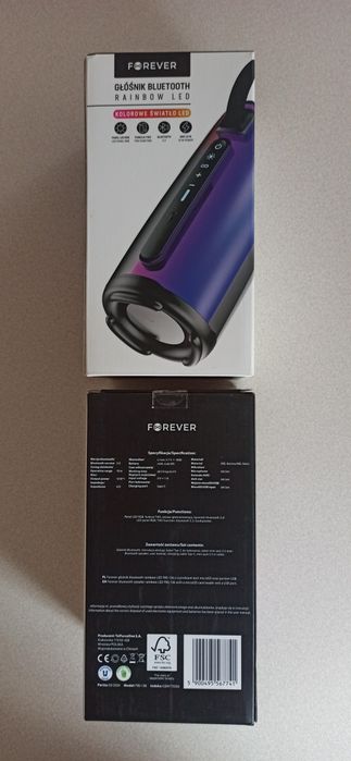 Głośnik Bluetooth Forever FBS-136 Rainbow Led