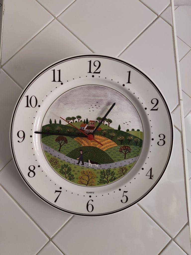 Relógio porcelana