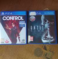 Gry PS4 Control i Until Dawn