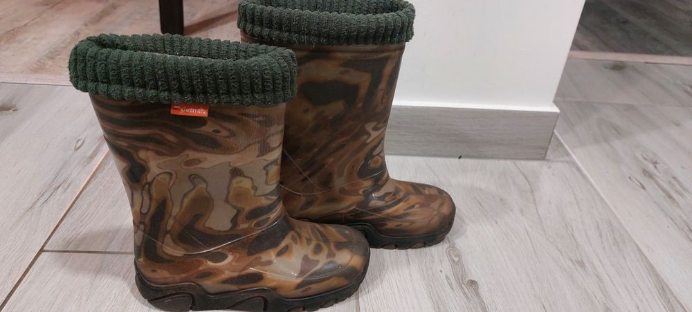 Kalosze chłopięce 28-29. Demar. Moro. Gumowce dla chłopca