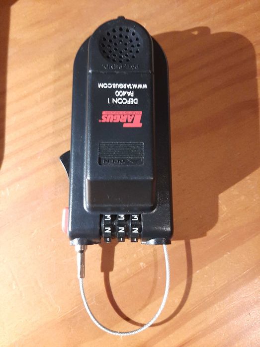 Cadeado com alarme para computador portátil