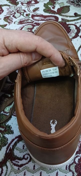 Стильні чоловічі кеди Next, Коричневі (Розмір 44)