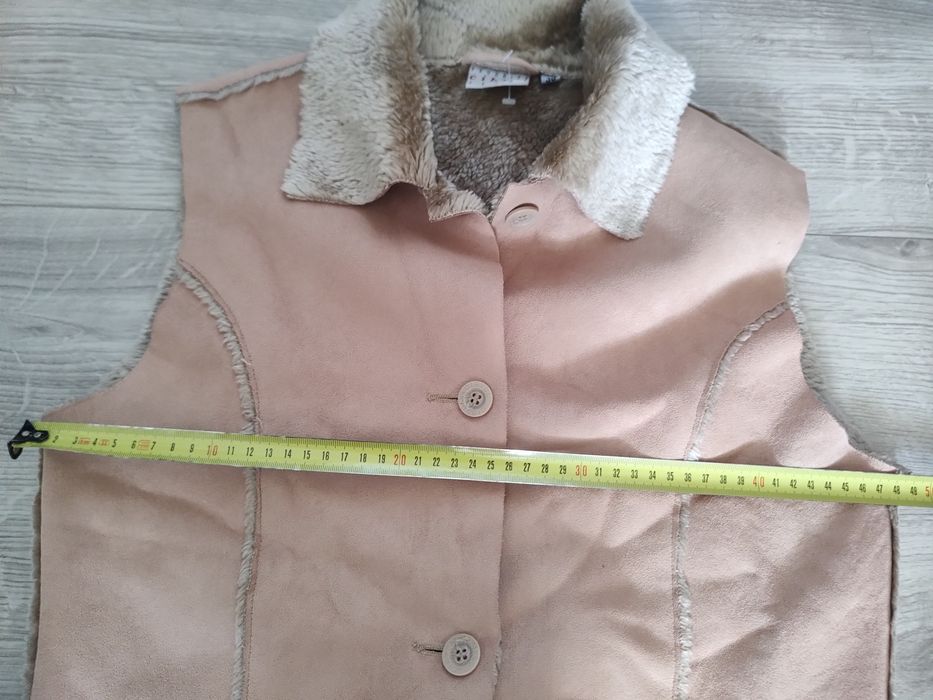 Kamizelka, bezrękawnik, kożuch Favorite Cybill Jeans 36, okrycie