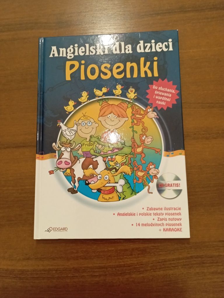 Książka - Angielski dla dzieci - Piosenki