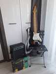 Gitara elektryczna ZESTAW ze wzmacniaczem