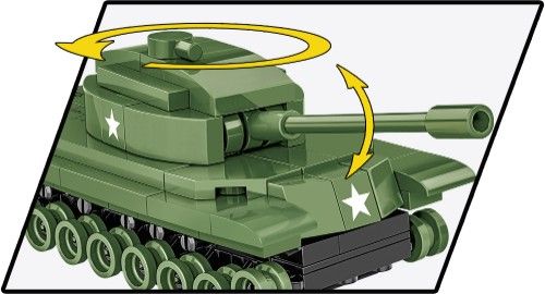 Klocki Cobi 3104 Czołg Patton M48 Armed Forces 127 El.