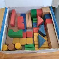 Klocki drewniane zabawka dla dzieci