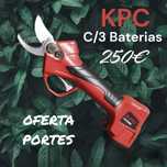 Tesoura Bateria KPC KS2500 C/3 Baterias