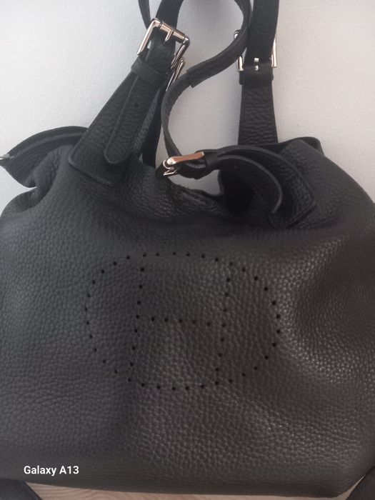 Hermes Paris vintage skórzana torebka