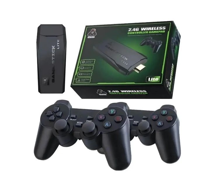 Ігрова приставка M8 64gb бездротові джойстики, приставка для ТВ.