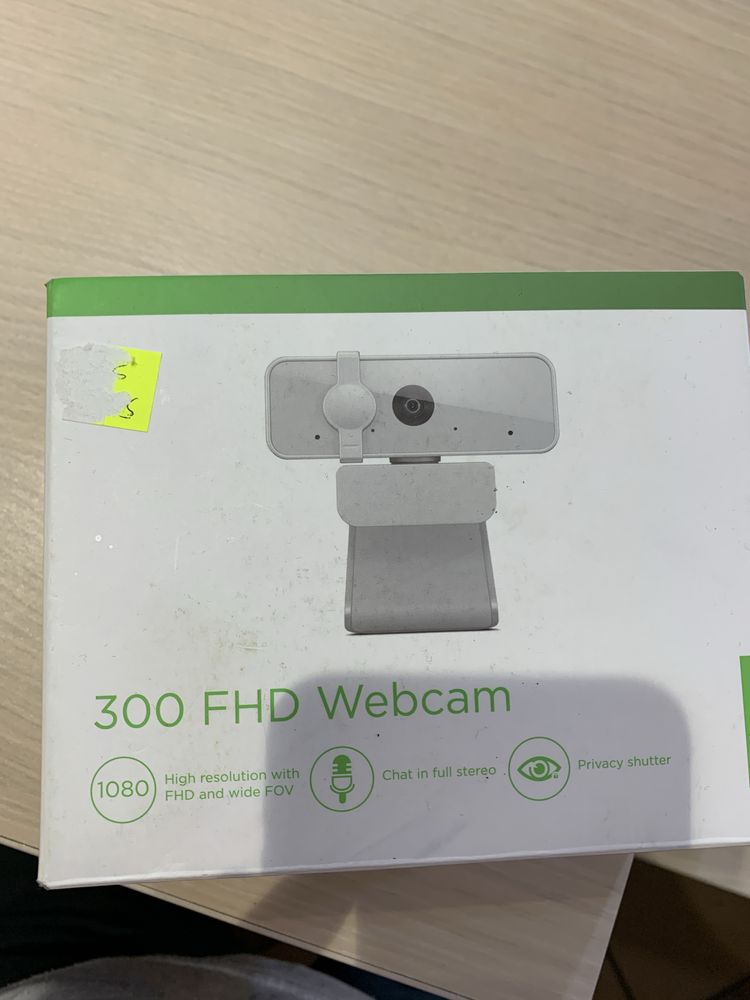 Kamerka internetowa Lenovo 300 FHD Webcam plus sluchawki Encorepro 525