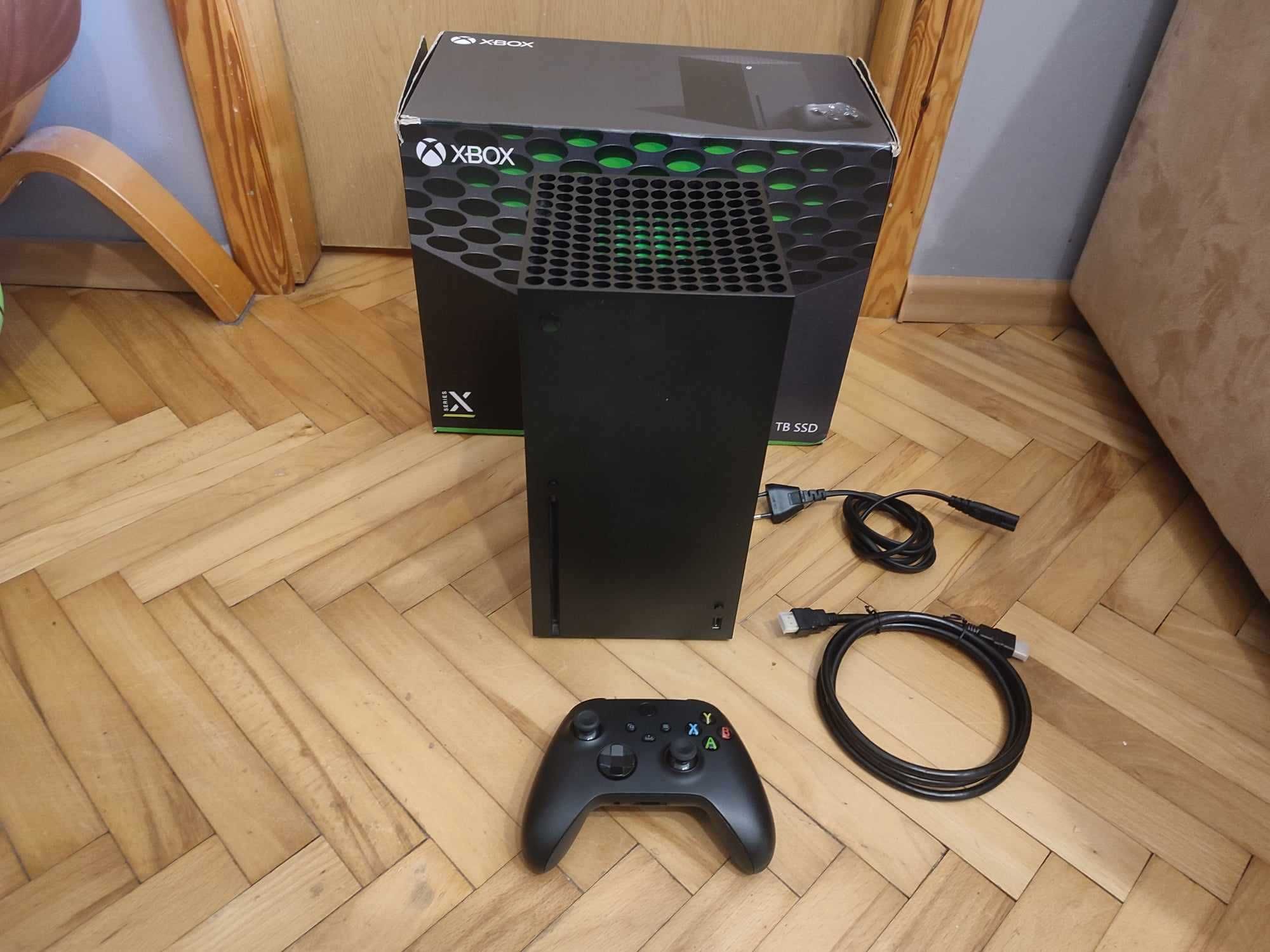 Okazja!!! Xbox Series X 1TB + pad i gry! Super Stan! Gwarancja!