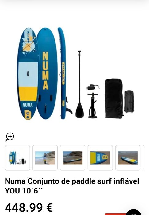 Numa Conjunto de paddle surf inflável YOU 10´6´´