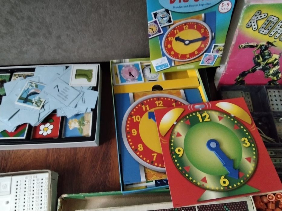 Настольные игры времен СССР. Развивающая ГДР, Конструктор СССР и други