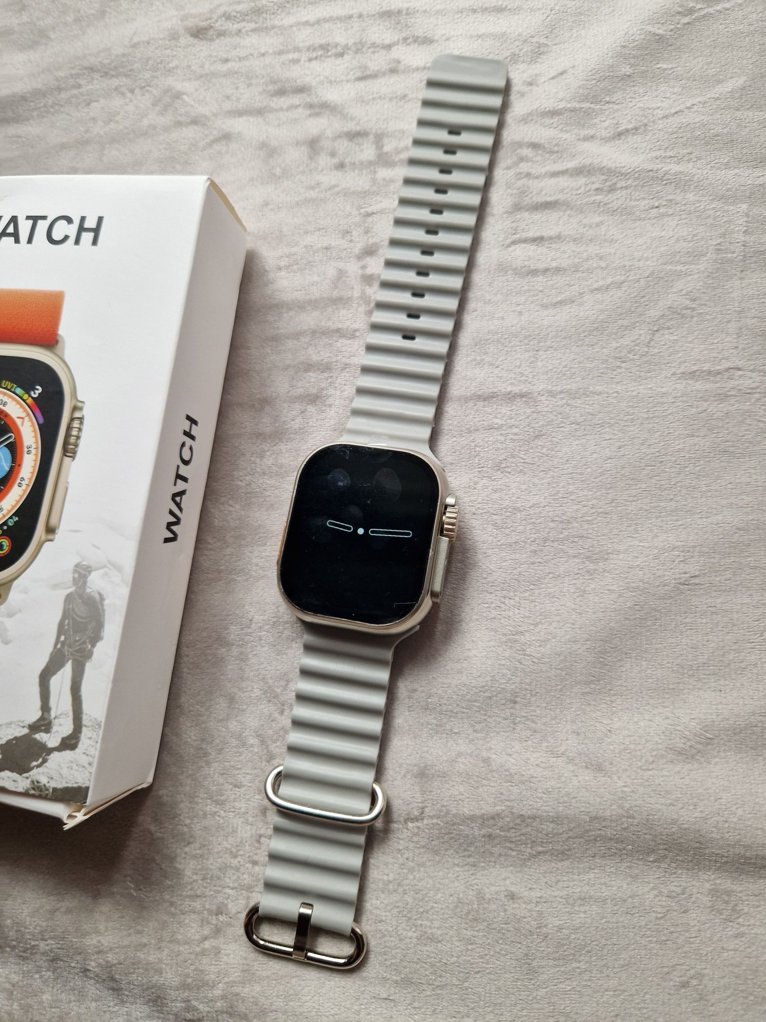 Watch szary 49mm, komplet wraz z ładowarką, smartwatch 4gen