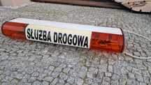 Belka ostrzegawcza służba drogowa
