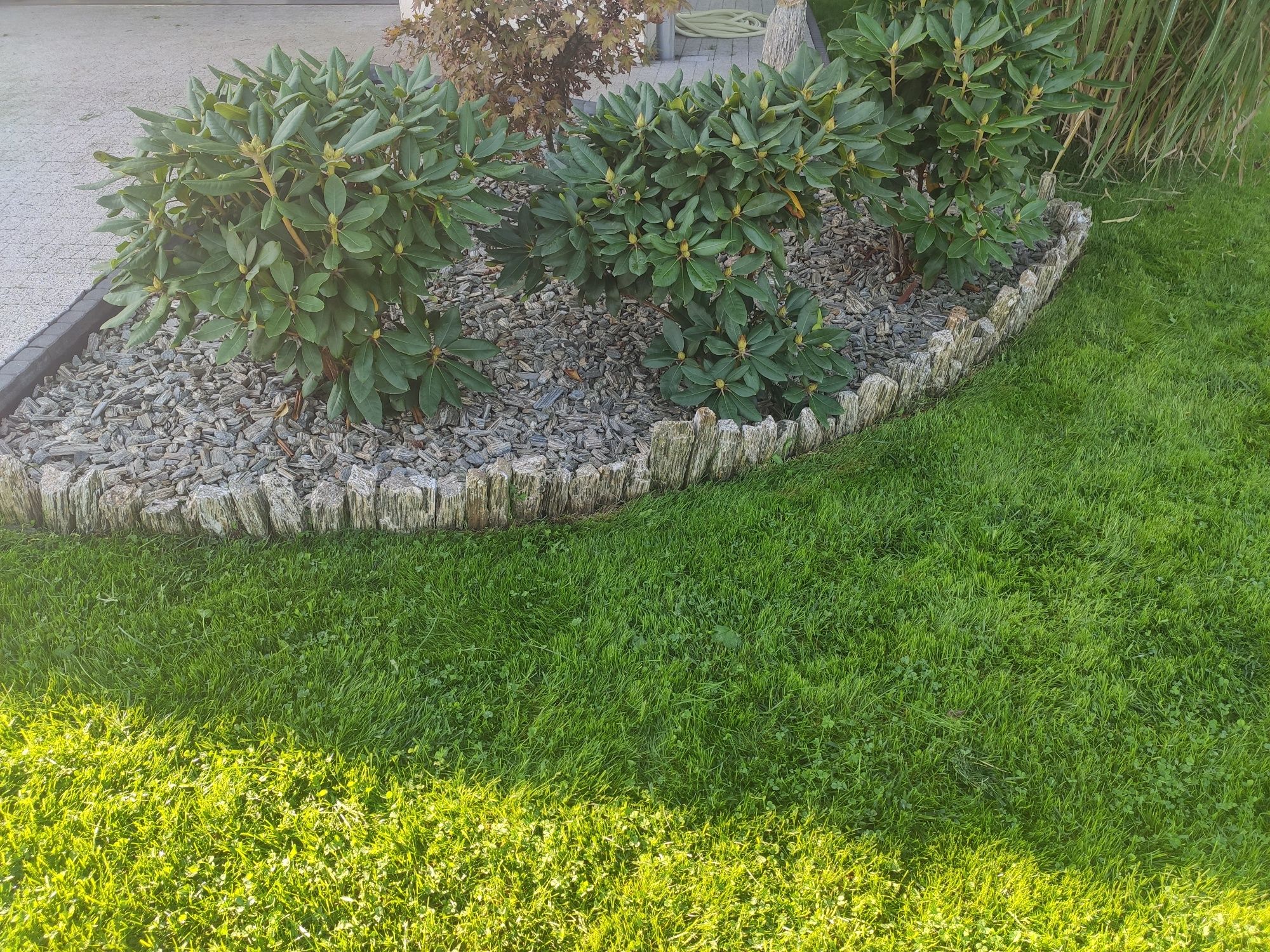 Obrzeża palisady gnejsowe palisada gnejs szpilki obrzeże kamienne