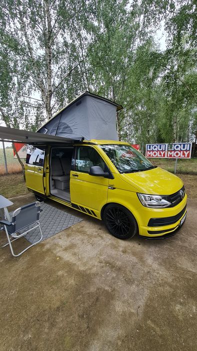 Volkswagen California Beach 2018r. Grape Yellow Salon PL  Bezwypadkowa