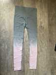 Legginsy sportowe, Workout, XS/S, szare z różowym