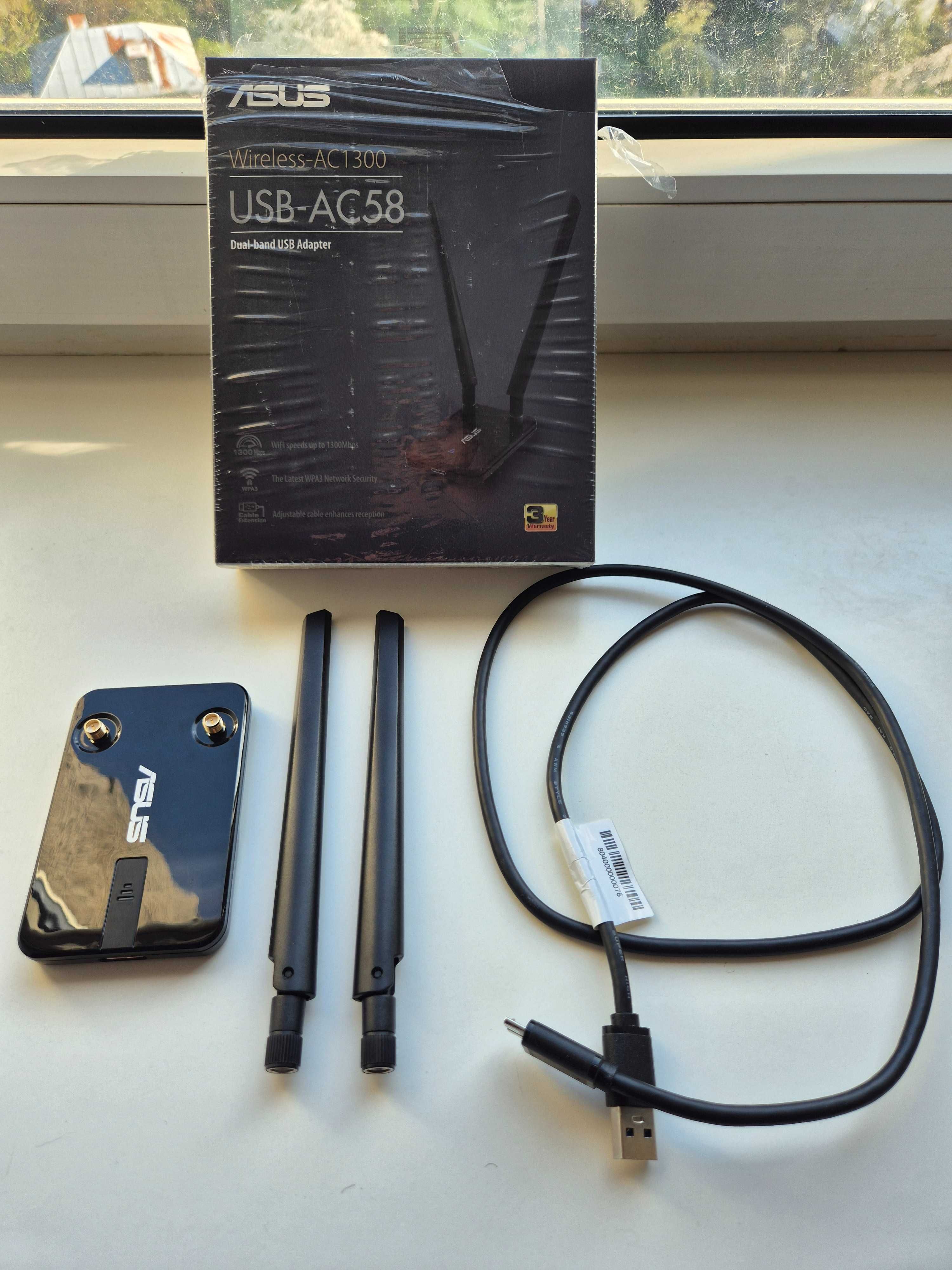 Wi-Fi адаптер ASUS USB-AC58 Wireless-AC1300