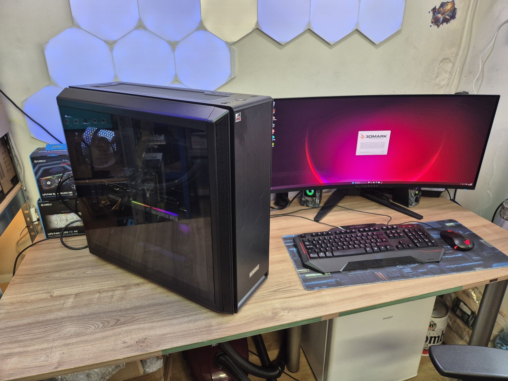 Gaming PC Ryzen 7 7800X3D 32GB RTX 4080 2TB Windows 11 Pro BeQuiet
