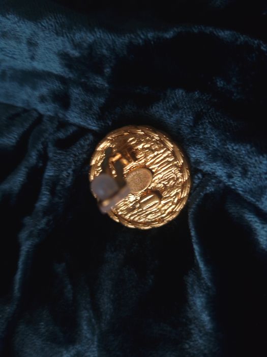 Сережки кліпси chanel золоті леви