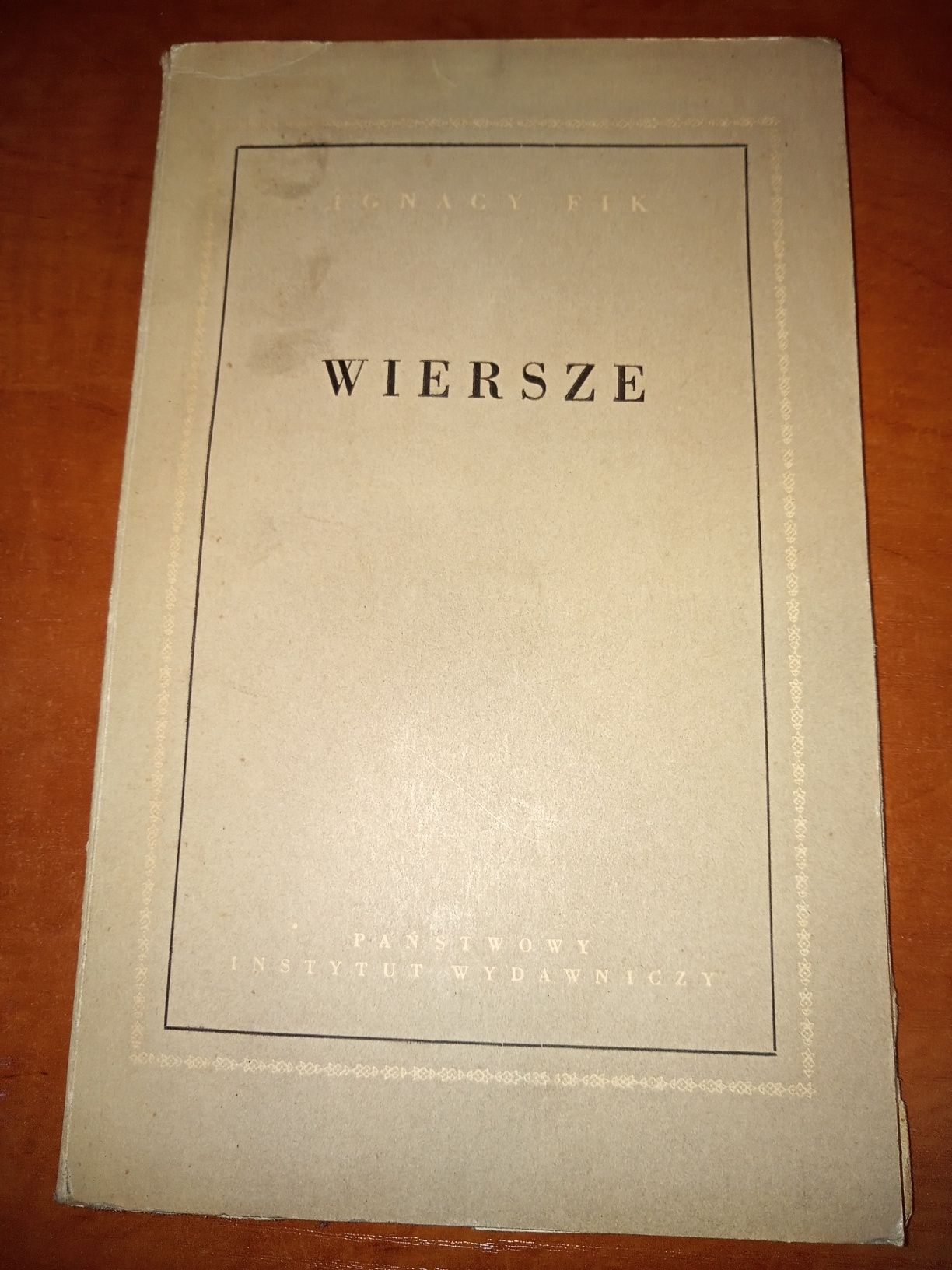 Wiersze - Ignacy Fik