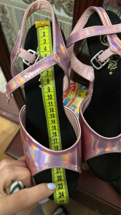 37-24см Стрипы pleaser розовые для танцев Pole dance