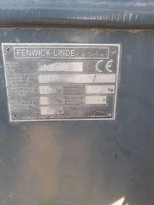 Wózek widłowy Fenwick-Linde H18t-02