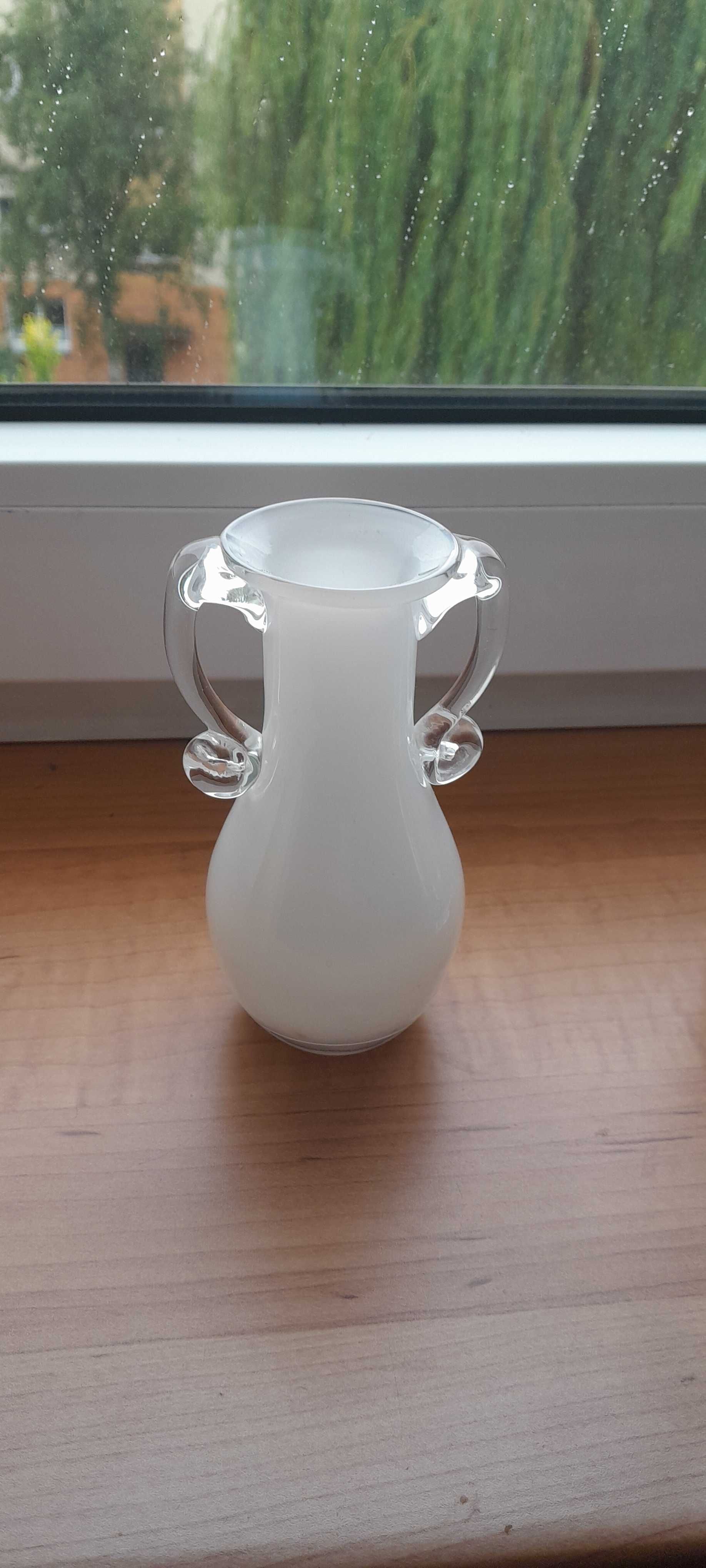 Wazon szklany PRL 13cm
