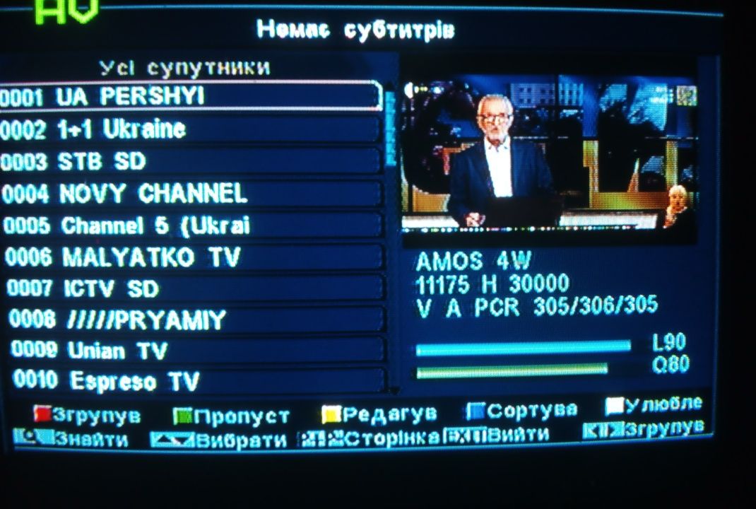 Спутниковый ресивер полностью готов к работе