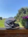 Kask damski szczękowy LS2 z pokrowcem | JAK NOWY |