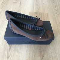 BALERINY zamszowe Tommy Hilfiger r. 36 j. NOWE!!!