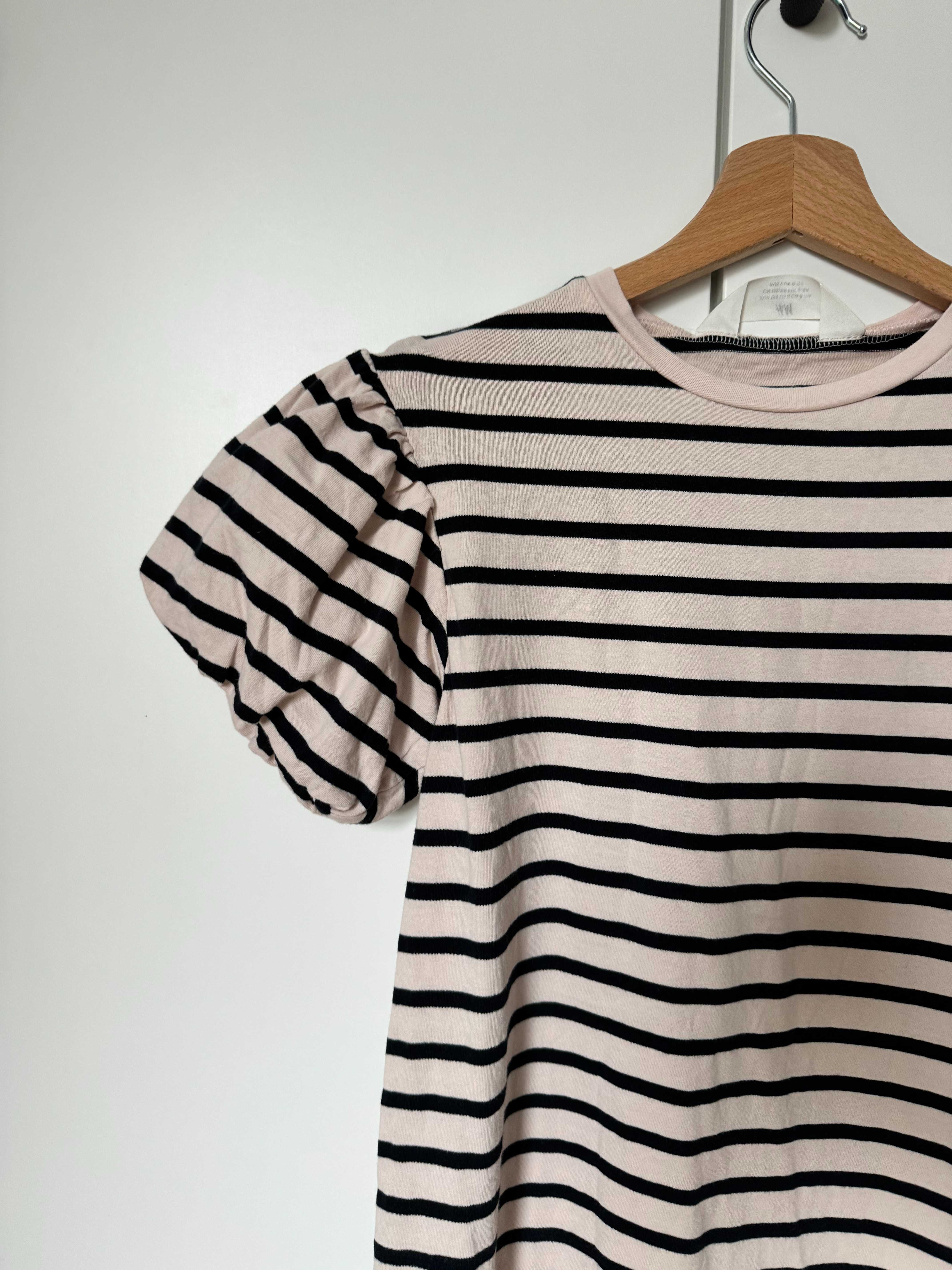 H&M Sukienka w stylu marynarskim – rozmiar 134, założona raz