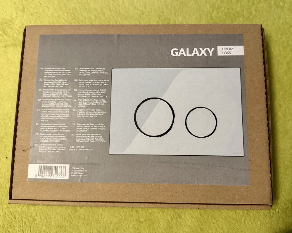 Oryginalny, nowy przycisk Cersanit do stelaza Cersanit Galaxy
