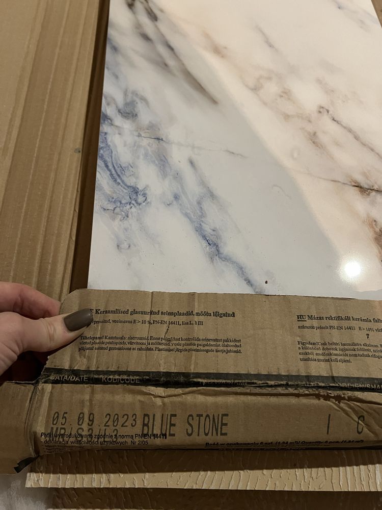 Tubądzin Blue Stone płytka ścienna 748x298 / 2 m2 / 1,5 paczki / 9szt