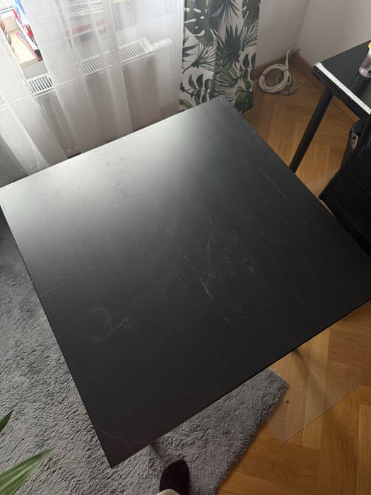 Stół drewniany IKEA Lerhamn czarny